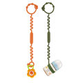 Pack De 2 Correas De Silicona Para Juguetes Y Biberones Sujeta Biberón Anti-caída Para Carrito Y Silla Alta Montessori. 