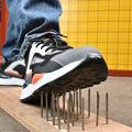 High Quality Indestructible Safety Shoes Men Work Sneakers Light Security Boots Men Puncture-Proof Work Boots Steel Toe Shoes. 