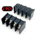 2 PCS KF25 PCB CONNECTOR BARRIER TERMINAL BLOCK 4PIN KF25 20A 300V CIRCUIT CONNECTION TERMINAL. 