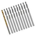 50PCS HSS Twist Drill Mini Extractor Drill Bit Titanium Coated Drill Bits Set For Metal Wood Drilling Tools 1/1.5/2/2.5/3mm. 