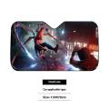Spider Man Car SunShade Windshield Funny Sun Shade Foldable UV Ray Sun Visor Protector Sunshade For Front Window. 