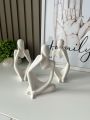 Modern Abstract Concrete Figurine Set – Minimalist Thinking Sculptures for Home & Office Décor”. 
