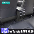 For Toyota RAV4 XA50 RAV 4 Hybrid 2019 2020 2021 2022 2023 2024 2025 PU Car Seat Back Anti Kick Mat Anti-Dirty Protection Pads. 