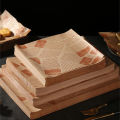 50/100pcs Oil-Proof Paper For Wrapping Sandwich Packaging Burger Bread Fried Food Fryer Air Baking Paper Plate Mat Accessories. 