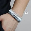 8mm Beads Bracelet for Men Women Natural Jades Bracelet Stretch Bangles Handmade Jewelry Female Bracelet Yoga Gift. 