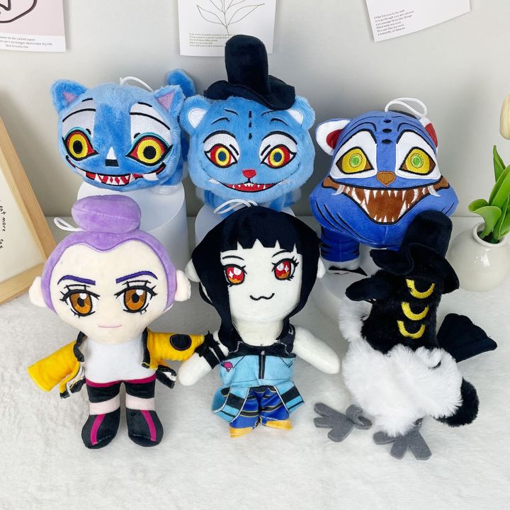 Anime  Demons Hunters Plush Rumi Mira Zoey Figure Monster Hunt Girl Group Plush Doll Toy Fans  Party Desk Decoration