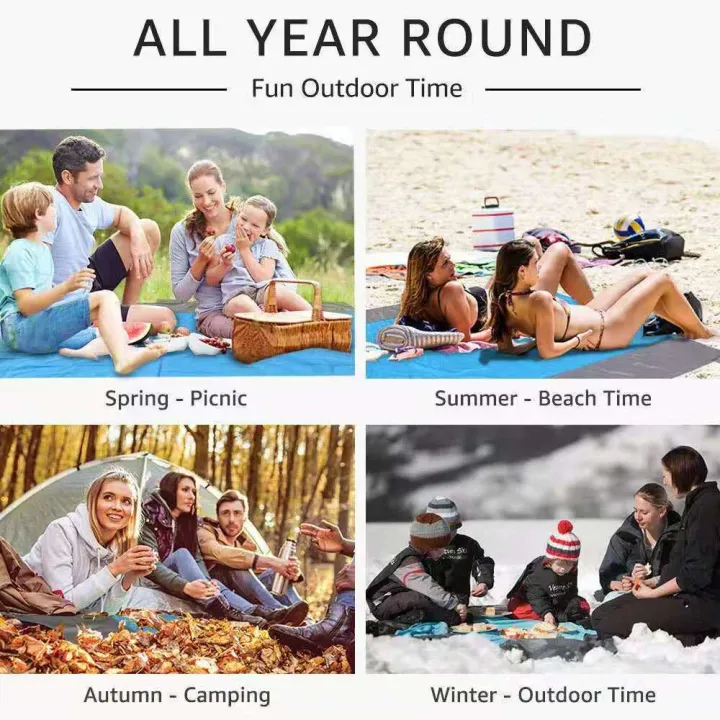 Beach%20Blanket%20Sandproof%20200%20X%20210cm%20Waterproof%20Beach%20Mat%20Lightweight%20Picnic%20Blanket%20for%20Travel%20Hiking%20Sports%20-%20Image%206