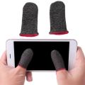 Mobile Gaming Finger Sleeve Anti-Sweat Finger Cover For PUBG Mobile Game Silver Fiber Touchscreen Gamer Thumb Protector 10pcs. 