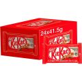 Kitkat 4 Finger Milk Chocolate Wafer, Pack OF 24 Bars (24 x 41.5 gm). 