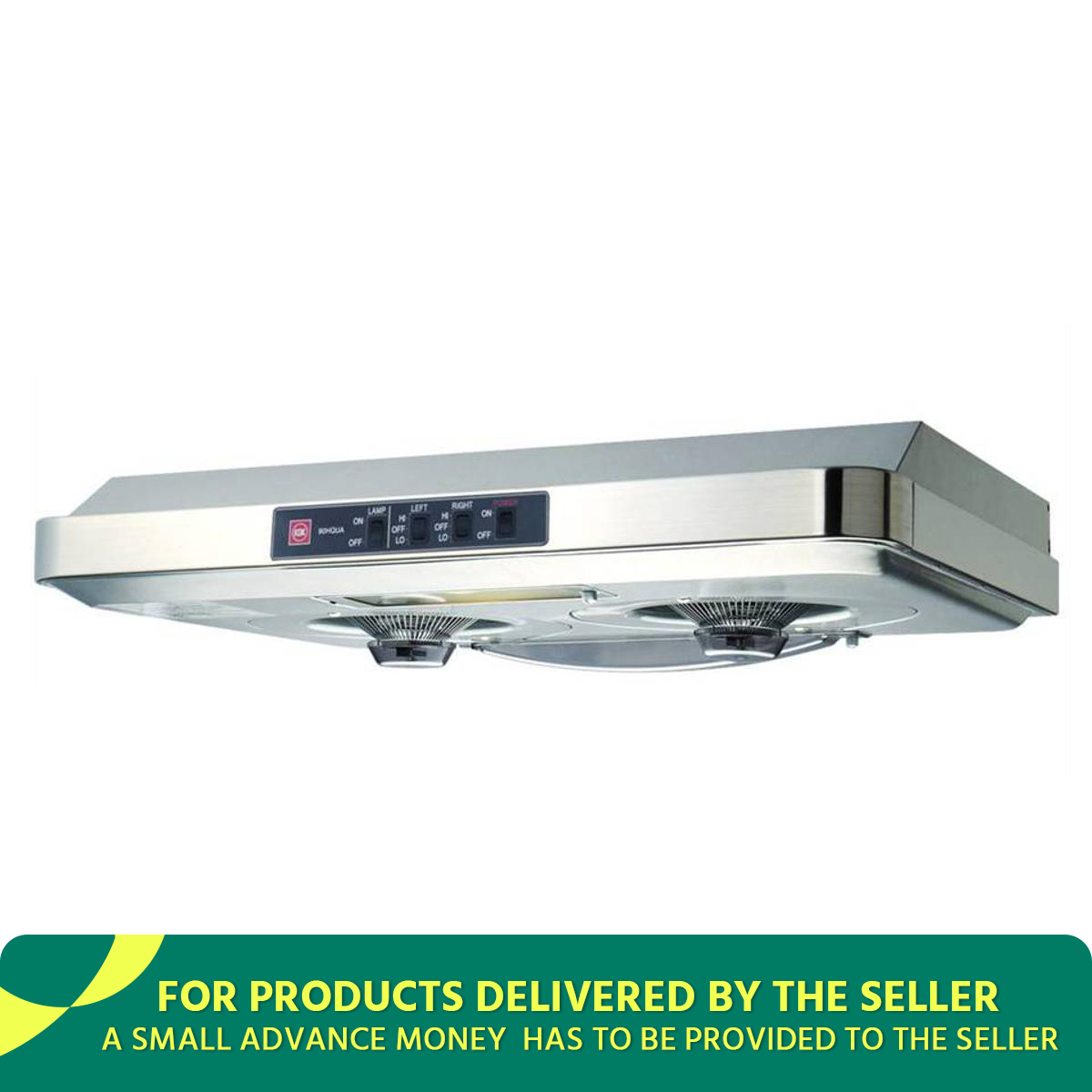 KDK 90HQUA 900 mm / 36 inch Twin Motor Kitchen Hood