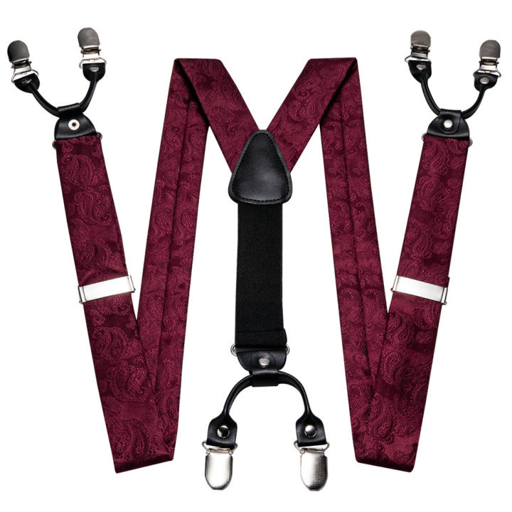 Fashion%20Men's%20Suspenders%20Adult%20Paisley%20Bowtie%20Handkerchief%20Cufflinks%20Necktie%20Sets%20Male%20Wedding%20Party%20Vintage%20Elastic%20Adjust%20-%20Image%204