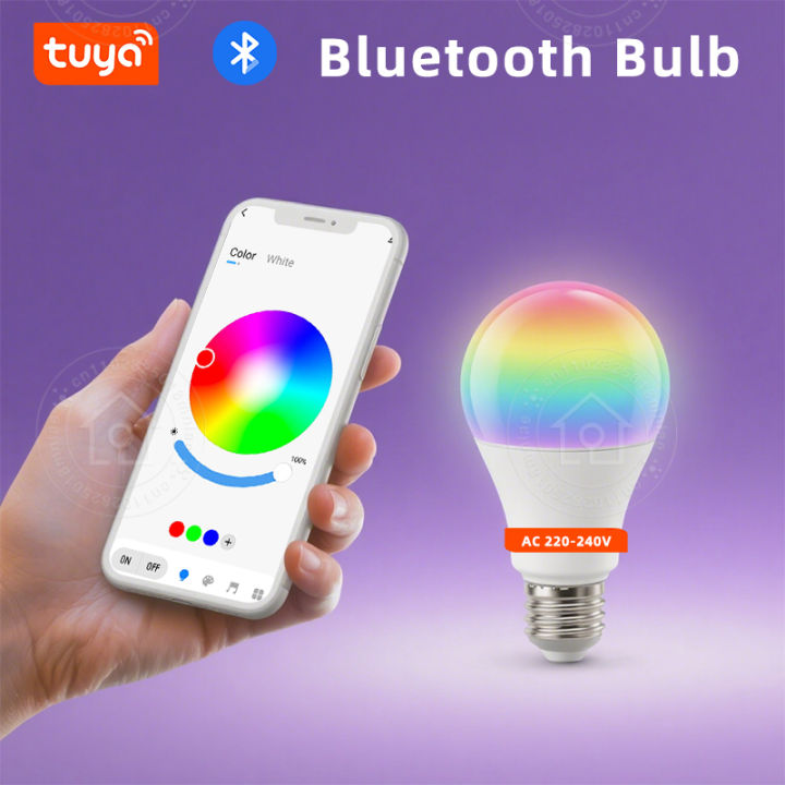 Tuya Led Tuya Led Bulb E27 220-240V Lights Dimable Bluetooth RGB Lamp Smart Life ...