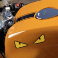 Suitable for motorcycles, electric vehicles, devil's eyes stickers, reflective decorative stickers, car stickers. 