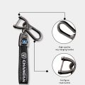 CHANGAN Logo Leather Strap Keychain For Bike And Cars Gift Item Key Ring Premium Quality. 