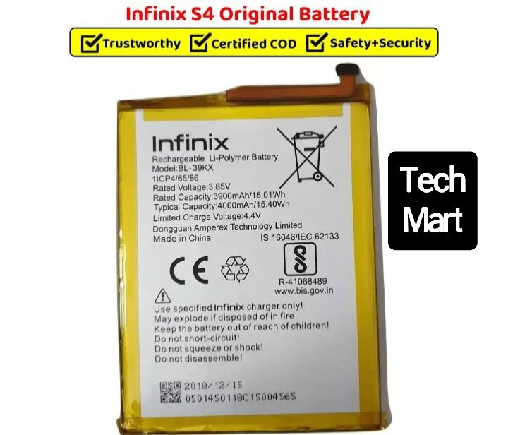 Infinix S4 Original Battery