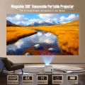 Magcubic 650Ansi L018 Projector Native 1080P Android 11 with Auto Keystone Correction Focus Wifi6 BT 5.2 Portable Movie indoor outdoor projector. 