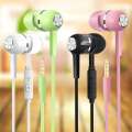 Heavy bass 3.5mm in-ear headphone With mic earphone HiFi earphone for sports earphone. 