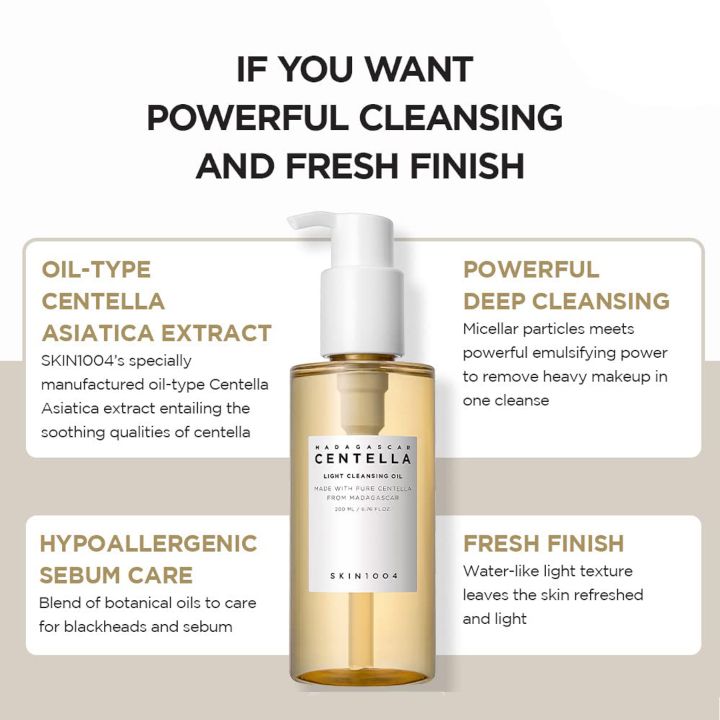 Centella%20Cleansing%20Oil%20%E2%80%93%20200ml%20%7C%20Korean%20Skincare%20%7C%20Makeup%20Remover,%20Blackhead%20Cleaner%20&%20Soothing%20for%20All%20Skin%20Types%20-%20Image%204