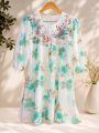 Georgette Ladies Long Tops.