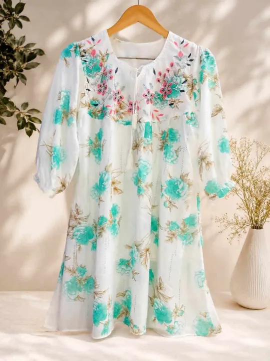 Georgette%20Ladies%20Long%20Tops%20-%20Image%204