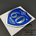 Isuzu 60 year Thailand logo car rear tail sticker metal car accessories pickup truck SUV Isuzu truck D-Max all new D-MAX mu-x 1.9 DDI blue power isuzu D-Max X-Series 4 door stilt Isuzu Mew-X blue power Isuzu D-Max. 