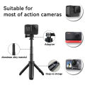 Mini Extendable Tripod Foldable Tripod Portable Monopod for Go Pro Hero 13 12 11 Black Session Osmo Action Camera Vlog Accessory. 