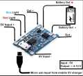 1/5pcs TP4056 Lithium Battery Charging Module Charging Charger TP 4056 (Micro USB/Type-C  5V 1.2A with Protection 1/2/pcs. 