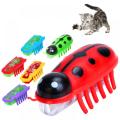 Automatic Flip Over Rolling Cat Toy Electric Vibrating Moving Beetle for Indoor Kitten Exercise Chase Training Fun Games. 