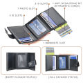New RFID Men Card Wallets Hasp Small Card Wallets Slim Mini Men's Wallet High Qaulity Card Clip Photo Holder Short Male Purses. 