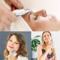 Soothing and Cooling, Stainless Steel Gua Sha Facial Massager - Cooling Eye and Face Tool for Firming, Jawline and Relaxation.