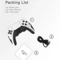 GAMINJA P48 Wireless Gamepad with Six Axis Gyroscope Game Controller For PS4 PS3 Console Wins 7 8 10 Dual Vibration PC Joystick. 