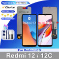 For Xiaomi Redmi 12C Display LCD Mi Poco C55 Touch Screen Digitizer For Redmi 12 LCD Display 22120RN86I Replacement Parts. 