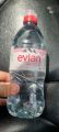 Evian water 0.75ml sport cap. 