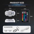 LED Motorcycle Flash Warning lamp 7 Color Mini USB Drone Strobe Light Bicycle Aircraft Night Flash Turn Signal Indicator RGB. 
