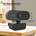 1080P Full HD Computer Network Camera with Microphone USB Plug PC Mac Laptop Desktop Live Video Call Work Mini Camera. 