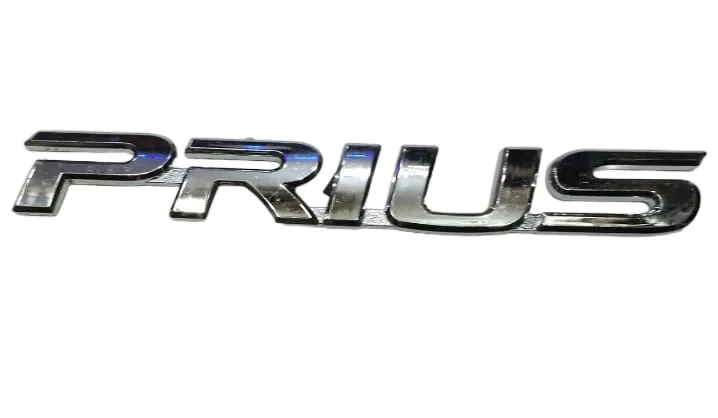 Prius Country Sign Pack Of 1 Toyota Prius Letter Emblem Chrome Plastic Monogram 1 pcs ...