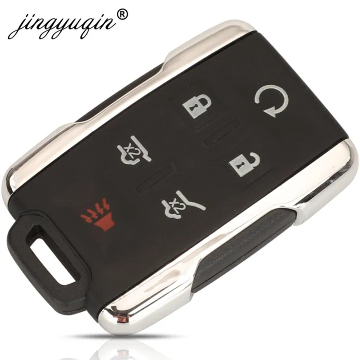 jingyuqin%203/4/5/6BTN%20Keyless%20Entry%20Case%20for%20GMC%20Yukon%20XL%20Chevrolet%20Tahoe%20Suburban%20Sierra%20Silverado%20Remote%20Key%20FOB%20Shell%20Housing%20-%20Image%202
