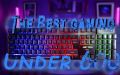 AMC Tech K23 Gaming Rainbow Lighting Keyboard – Vibrant Backlit Gaming Keyboard with Ergonomic Design for PC, Laptop, and Console. 