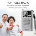 Retekess TR106 Mini Radios Portable Radio AM FM Battery Operated Pocket Radio Speaker Stereo LCD Display Headphone Jack Clock. 