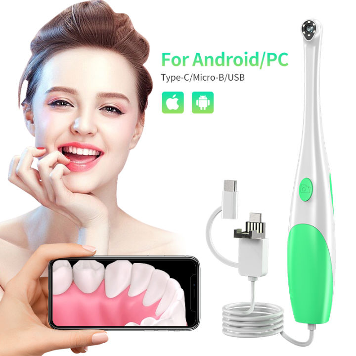 HD 1080P Intraoral Camera Mini 3 In1 Oral Examination Camera IP67