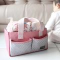 Mommy Bag Diaper Storage Special Mother Baby Bag Large Capacity Foldable Toys Basket Hand-held Nursery Organizer Tote. 