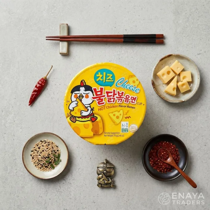 Samyang%20Cheese%20Buldak%20Hot%20Chicken%20Flavour%20Ramen%20Cup%2070g%20-%20Image%203