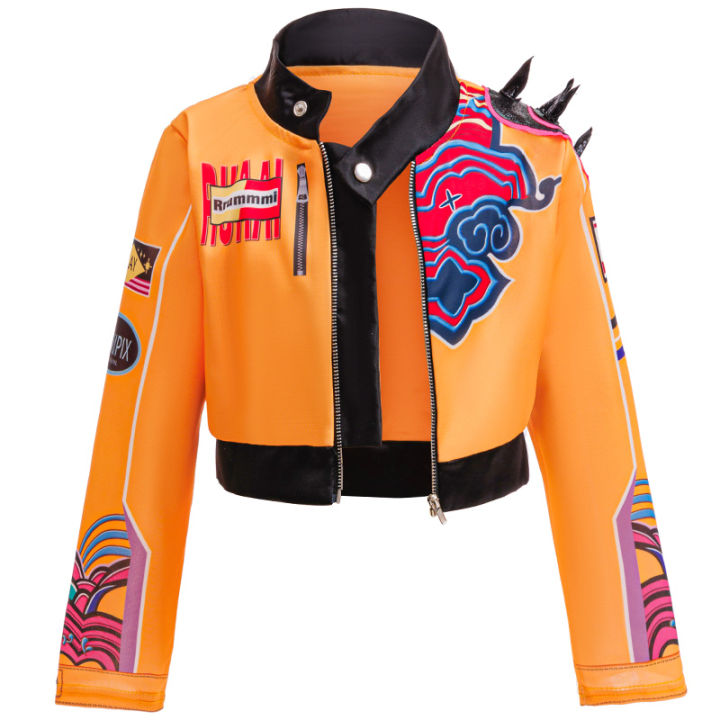 New%20Halloween%20costume%20girl%20street%20dance%20set%20embroidered%20top+shorts%20set%20hip-hop%20dance%20stage%20performance%20set%20-%20Image%206