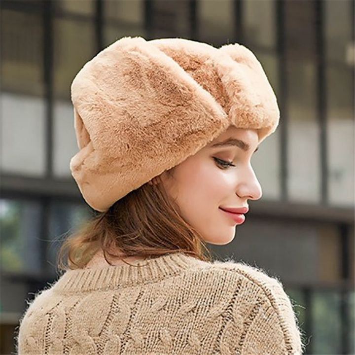 Men%20Women%20Thick%20Plush%20Bomber%20Hat%20Warm%20Winter%20Hat%20Trapper%20Hats%20Russian%20Ushanka%20Snow%20Caps%20Earflap%20Bonnet%20-%20Image%205