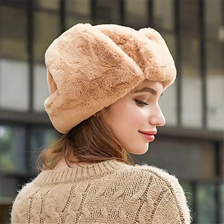 Men%20Women%20Thick%20Plush%20Bomber%20Hat%20Warm%20Winter%20Hat%20Trapper%20Hats%20Russian%20Ushanka%20Snow%20Caps%20Earflap%20Bonnet%20-%20Image%205