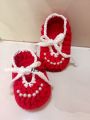 Crochet hand made shoes for girls. 