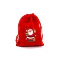 Christmas Velvet Bags Advent Calendar Xmas Gift Bags 9x12 15x20cm Drawstring Pouch Xmas Candy Jewelry Packaging Bags.
