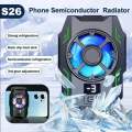 Mobile Cooling Fan Phone Cooler 3 Adjustable Modes For Gaming Temperature Display. 