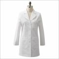 Female White Medical Apron With Pure Korean Cotton Fabric /Female Doctors White Apron /Lab White Apron/Medical Female Students Apron/Nursing Pure Cotton White Apron. 