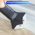 3 In 1 Silicone Scraper Sealant Smooth Remover Tool Set Caulking Finisher Smooth Grout Kit Floor Mould Removal Hand Tools Set. 
